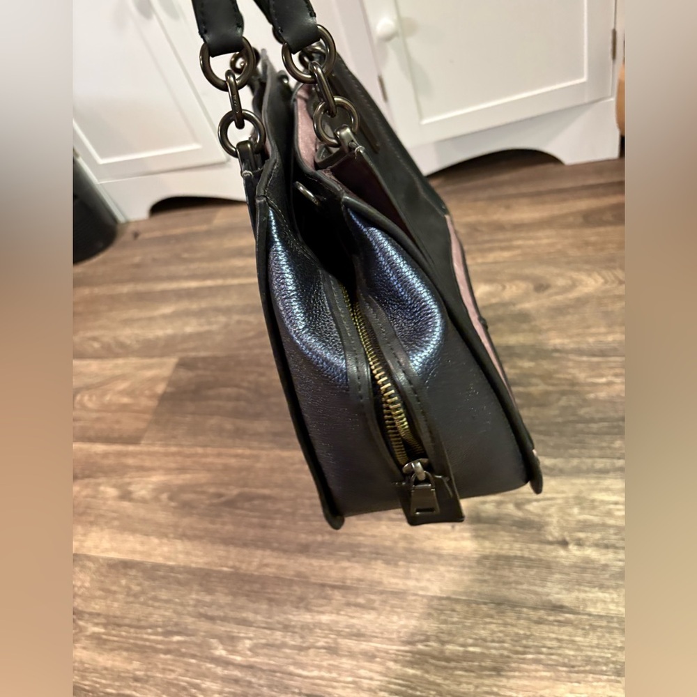 Coach Color Block Pebbled Leather Dreamer Tote Dr… - image 4